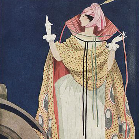 George Wolfe Plank Vogue Cover 1924-01-15 Copyright crop | Best of Vintage Cover Art 1900-1970