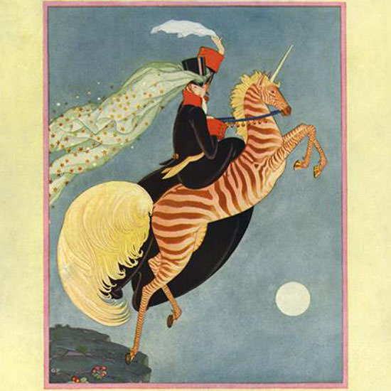 George Wolfe Plank Vogue Cover 1927-02-15 Copyright crop | Best of Vintage Cover Art 1900-1970
