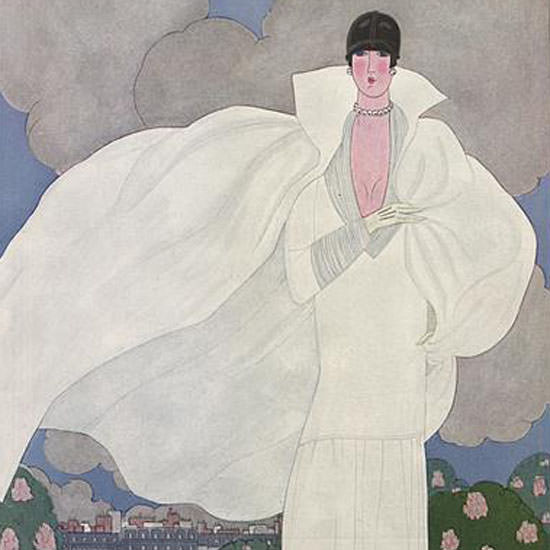 Georges Lepape Vogue Cover 1925-05-01 Copyright crop | Best of Vintage Cover Art 1900-1970
