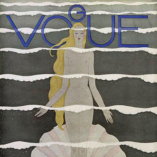 Georges Lepape Vogue Cover 1931-07-15 Copyright crop | Best of Vintage Cover Art 1900-1970
