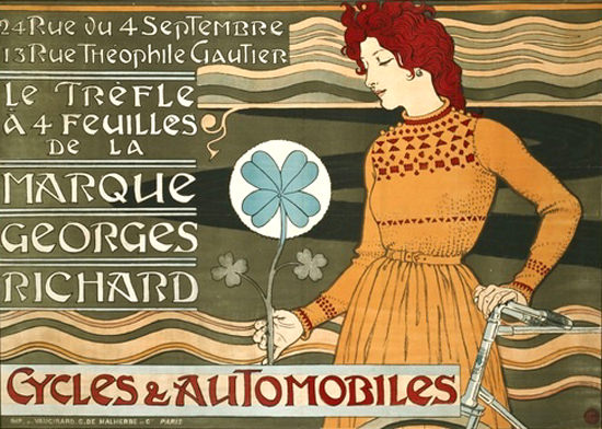 Georges Richard Cycles Et Automobiles Paris | Vintage Travel Posters 1891-1970
