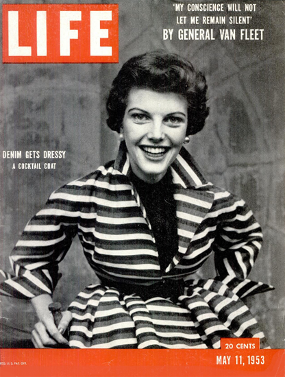 Gloria Barnes by Denim 11 May 1953 Copyright Life Magazine | Life Magazine BW Photo Covers 1936-1970