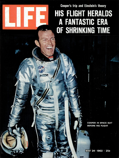 Gordon Cooper Mercury Launch 24 May 1963 Copyright Life Magazine | Life Magazine Color Photo Covers 1937-1970