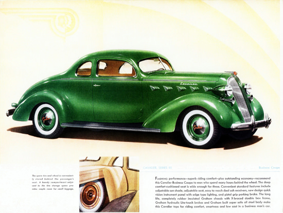 Graham Cavalier Series 95 Business Coupe 1937 | Vintage Cars 1891-1970