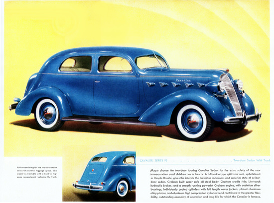 Graham Cavalier Series 95  Sedan Trunk 1937 | Vintage Cars 1891-1970