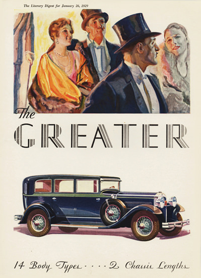 Greater Hudson Seven P Sedan 1929 by Karl Godwin | Vintage Cars 1891-1970