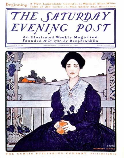 Guernsey Moore Saturday Evening Post 1901_09_21 | The Saturday Evening Post Graphic Art Covers 1892-1930