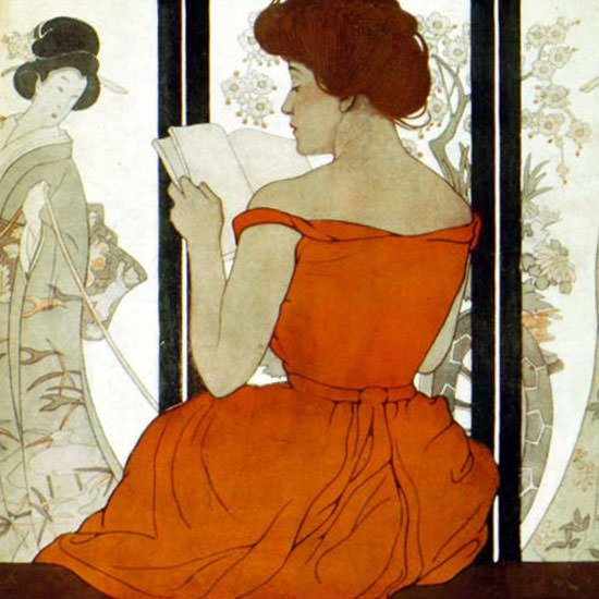 Guernsey Moore Saturday Evening Post 1904_04_09 Copyright crop | Best of 1891-1919 Ad and Cover Art