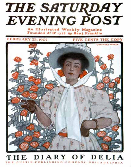 Guernsey Moore Saturday Evening Post 1907_02_23 | The Saturday Evening Post Graphic Art Covers 1892-1930
