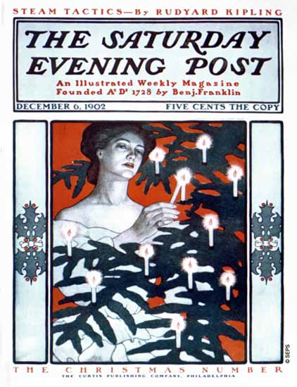 Guernsey Moore Saturday Evening Post Christmas 1902_12_06 | The Saturday Evening Post Graphic Art Covers 1892-1930