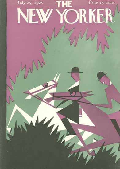HO Hofman The New Yorker 1925_07_25 Copyright | The New Yorker Graphic Art Covers 1925-1945