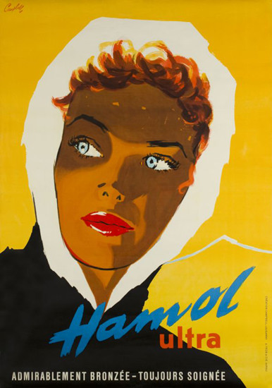 Hamol Ultra Admirablement Bronzee 1955 Suntan | Sex Appeal Vintage Ads and Covers 1891-1970