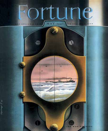 Hans Barschel Fortune Magazine May 1942 Copyright | Fortune 1930-1959 Hans Barschel Fortune Magazine May 1942 Copyright | Fortune Magazine Graphic Art Covers 1930-1959