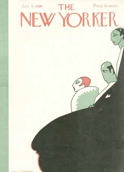 Hans Stengel The New Yorker 1926_01_09 Copyright | The New Yorker Graphic Art Covers 1925-1945