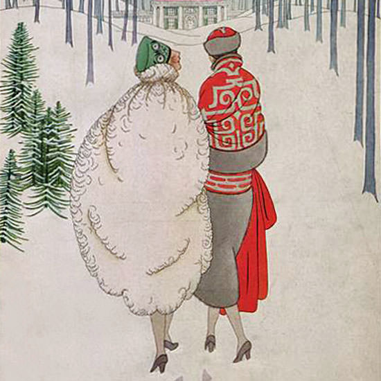 Harriet Meserole Vogue Cover 1921-01-01 Copyright crop | Best of Vintage Cover Art 1900-1970