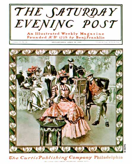 Harrison Fisher Artist Saturday Evening Post 1900_04_28 | Sat Eve Post -1930 Harrison Fisher Artist Saturday Evening Post 1900_04_28 | The Saturday Evening Post Graphic Art Covers 1892-1930