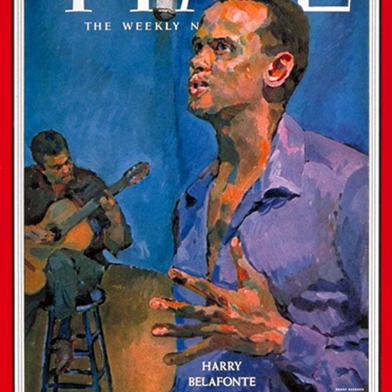 Harry Belafonte Time Magazine 1959-03 crop | Best of 1950s Ad and Cover Art