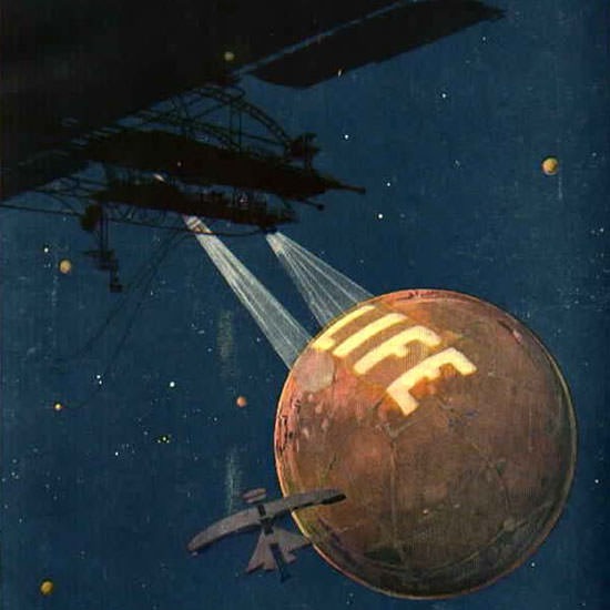 Harry Grant Dart Life on Mars 1911-03-30 Copyright crop | Best of Vintage Cover Art 1900-1970
