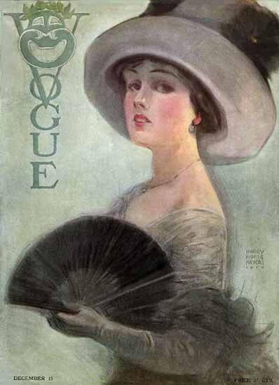 Harry Morse Meyers Vogue Cover 1910-12-15 Copyright | Vogue Magazine Graphic Art Covers 1902-1958