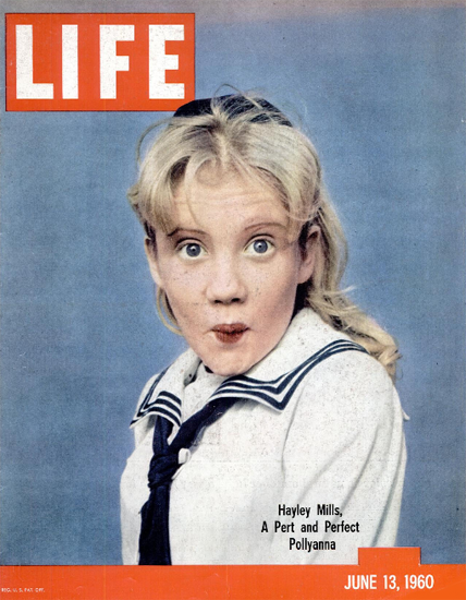Hayley Mills perfect Pollyanna 13 Jun 1960 Copyright Life Magazine | Life Magazine Color Photo Covers 1937-1970
