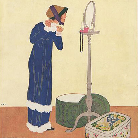 Helen Dryden Vogue Cover 1912-09-01 Copyright crop | Best of Vintage Cover Art 1900-1970