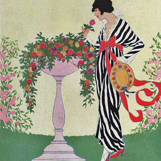 Helen Dryden Vogue Cover 1913-06-01 Copyright crop | Best of 1891-1919 Ad and Cover Art
