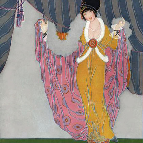 Helen Dryden Vogue Cover 1913-10-01 Copyright crop | Best of Vintage Cover Art 1900-1970