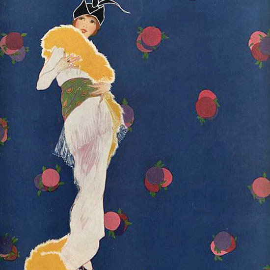 Helen Dryden Vogue Cover 1913-11-01 Copyright crop | Best of Vintage Cover Art 1900-1970
