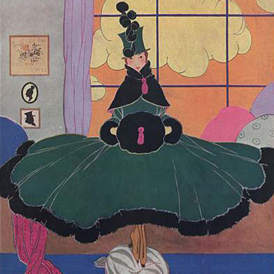 Helen Dryden Vogue Cover 1915-10-15 Copyright crop | Best of Vintage Cover Art 1900-1970