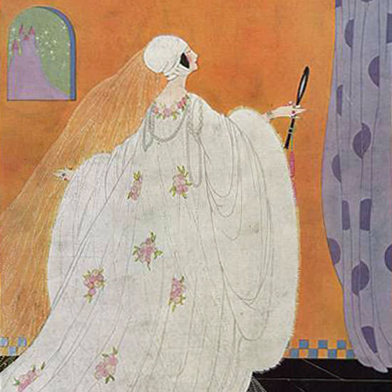 Helen Dryden Vogue Cover 1917-05-01 Copyright crop | Best of Vintage Cover Art 1900-1970