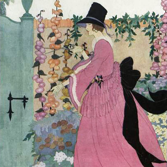 Helen Dryden Vogue Cover 1918-03-15 Copyright crop | Best of Vintage Cover Art 1900-1970