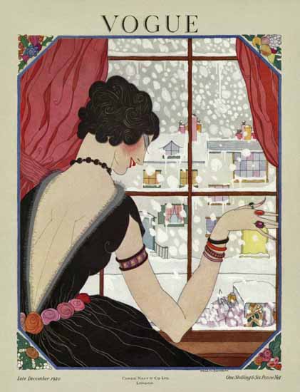 Helen Dryden Vogue Cover 1920-12-15 Copyright | Vogue Magazine Graphic Art Covers 1902-1958