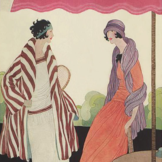 Helen Dryden Vogue Cover 1922-07-01 Copyright crop | Best of 1920s Ad and Cover Art