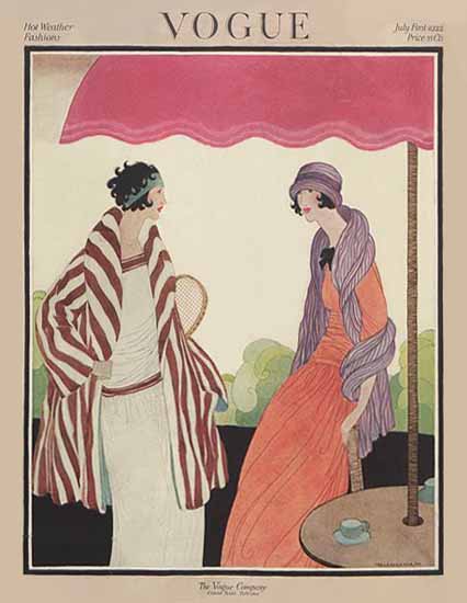 Helen Dryden Vogue Cover 1922-07-01 Copyright | Vogue Magazine Graphic Art Covers 1902-1958