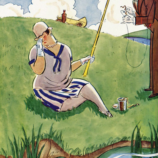 Helen E Hokinson The New Yorker 1928_06_30 Copyright crop | Best of Vintage Cover Art 1900-1970