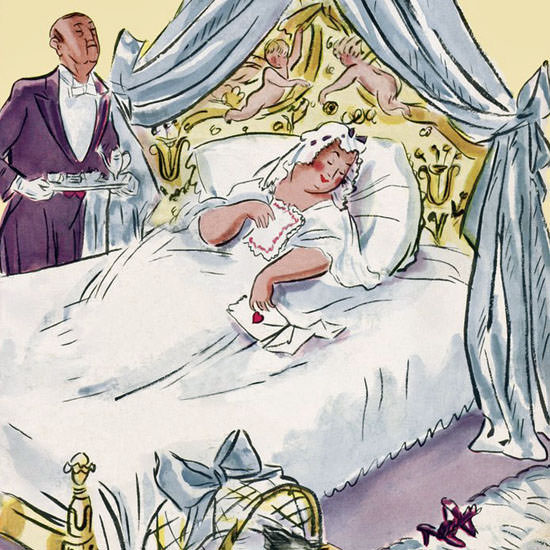 Helen E Hokinson The New Yorker 1929_02_09 Copyright crop | Best of 1920s Ad and Cover Art
