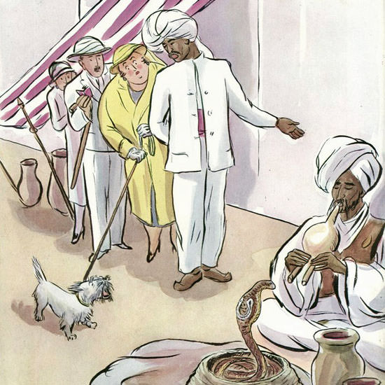 Helen E Hokinson The New Yorker 1931_08_22 Copyright crop | Best of Vintage Cover Art 1900-1970