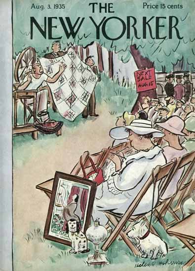 Helen E Hokinson The New Yorker 1935_08_03 Copyright | The New Yorker Graphic Art Covers 1925-1945