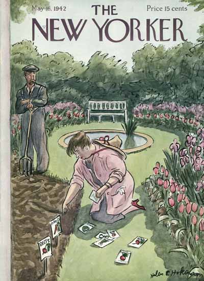 Helen E Hokinson The New Yorker 1942_05_16 Copyright | The New Yorker Graphic Art Covers 1925-1945
