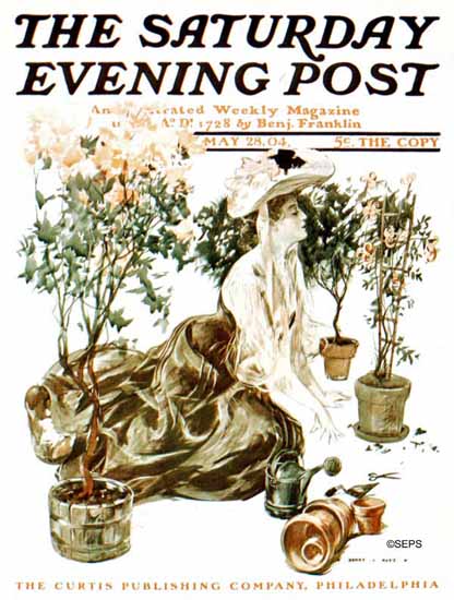Henry Hutt Saturday Evening Post Cover Art 1904_05_28 | The Saturday Evening Post Graphic Art Covers 1892-1930