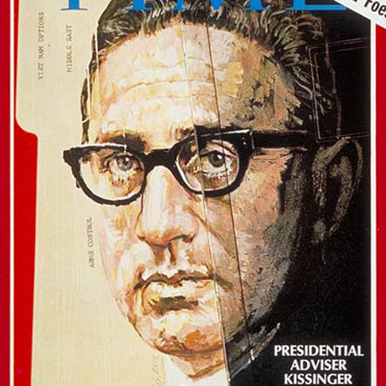 Henry Kissinger Time Magazine 1969-02 crop | Best of Vintage Cover Art 1900-1970