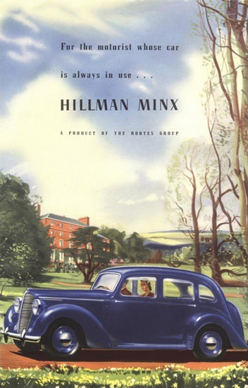 Hillman Minx Automobile Rootes Group England | Vintage Cars 1891-1970