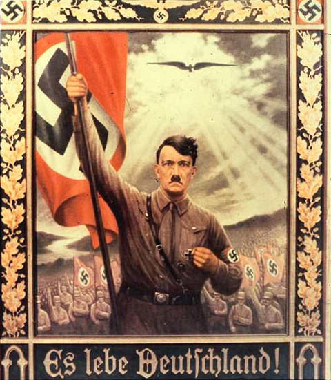 Hitler Es Lebe Deutschland | Vintage War Propaganda Posters 1891-1970