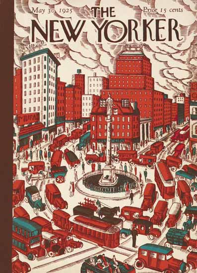 Ilonka Karasz The New Yorker 1925_05_30 Copyright | The New Yorker Graphic Art Covers 1925-1945