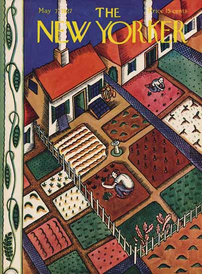 Ilonka Karasz The New Yorker 1927_05_07 Copyright | The New Yorker Graphic Art Covers 1925-1945