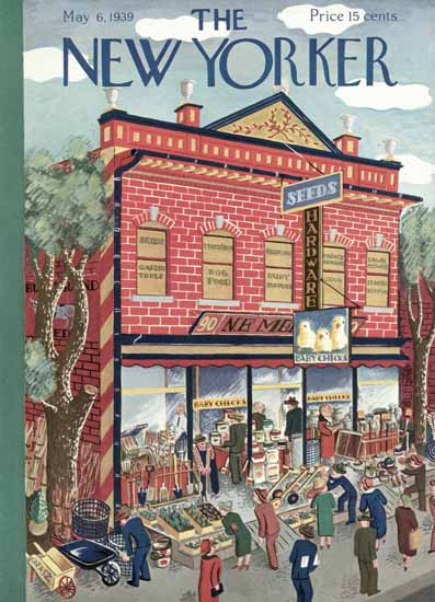 Ilonka Karasz The New Yorker 1939_05_06 Copyright | New Yorker 1925-45 Ilonka Karasz The New Yorker 1939_05_06 Copyright | The New Yorker Graphic Art Covers 1925-1945