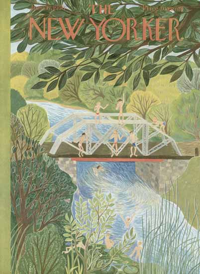 Ilonka Karasz The New Yorker 1950_06_17 Copyright | The New Yorker Graphic Art Covers 1946-1970