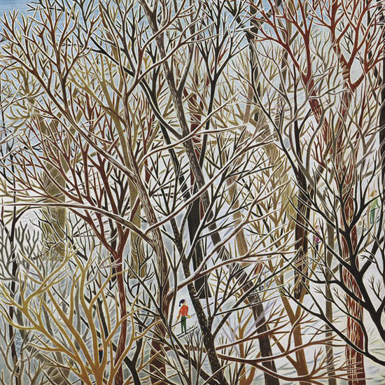 Ilonka Karasz The New Yorker 1959_01_31 Copyright crop | Best of 1950s Ad and Cover Art
