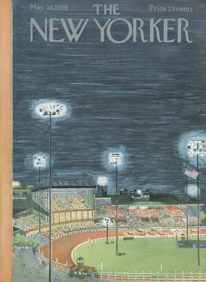 Ilonka Karasz The New Yorker 1959_05_16 Copyright | The New Yorker Graphic Art Covers 1946-1970