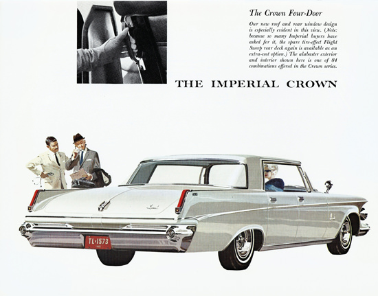 Imperial Crown 1963 Spare Tire Effect | Vintage Cars 1891-1970